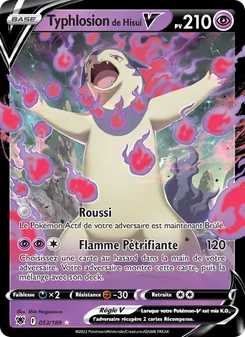 Carte Pokémon Typhlosion de Hisui V 053 — Astres Radieux