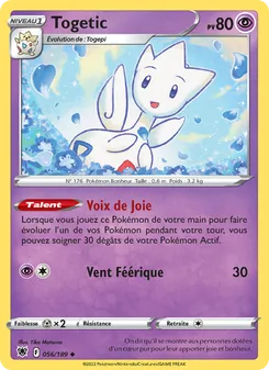 Carte Pokémon Togetic 056 — Astres Radieux