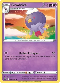 Carte Pokémon Grodrive 064 — Astres Radieux