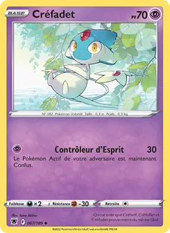 Carte Pokémon Créfadet 067 — Astres Radieux