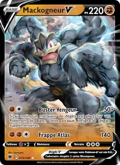 Carte Pokémon Mackogneur V 072 — Astres Radieux