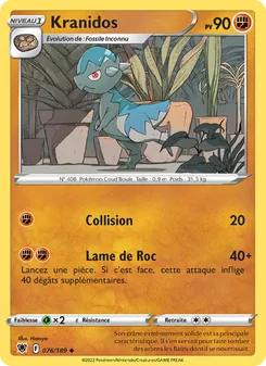 Carte Pokémon Kranidos 076 — Astres Radieux