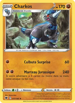Carte Pokémon Charkos 077 — Astres Radieux