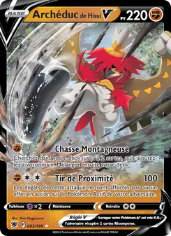 Carte Pokémon Archéduc de Hisui V 083 — Astres Radieux