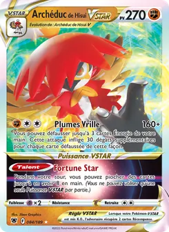 Carte Pokémon Archéduc de Hisui VSTAR 084 — Astres Radieux