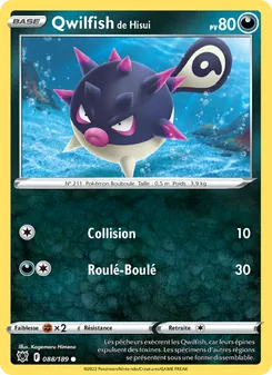 Carte Pokémon Qwilfish de Hisui 088 — Astres Radieux