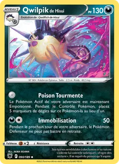 Carte Pokémon Qwilpik de Hisui 090 — Astres Radieux