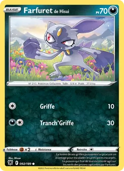 Carte Pokémon Farfuret de Hisui 092 — Astres Radieux