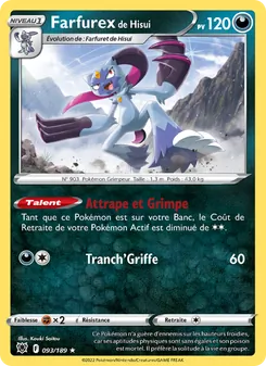 Carte Pokémon Farfurex de Hisui 093 — Astres Radieux