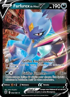 Carte Pokémon Farfurex de Hisui V 094 — Astres Radieux