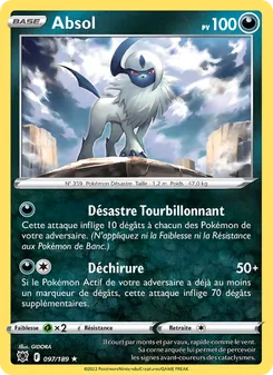 Carte Pokémon Absol 097 — Astres Radieux