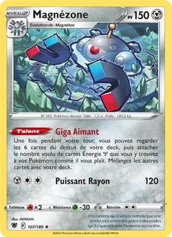 Carte Pokémon Magnézone 107 — Astres Radieux