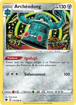 Carte Pokémon Archéodong 112 — Astres Radieux