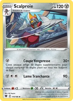 Carte Pokémon Scalproie 116 — Astres Radieux