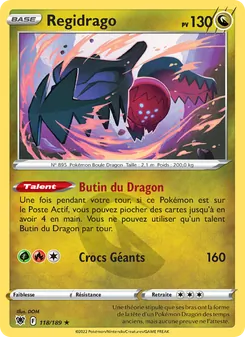 Carte Pokémon Regidrago 118 — Astres Radieux