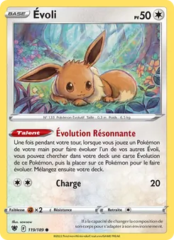 Carte Pokémon Évoli 119 — Astres Radieux
