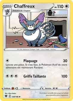Carte Pokémon Chaffreux 128 — Astres Radieux