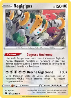 Carte Pokémon Regigigas 130 — Astres Radieux