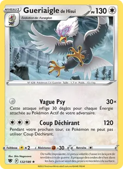 Carte Pokémon Gueriaigle de Hisui 132 — Astres Radieux