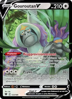 Carte Pokémon Gouroutan V 133 — Astres Radieux