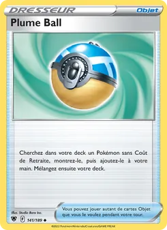 Carte Pokémon Plume Ball 141 — Astres Radieux