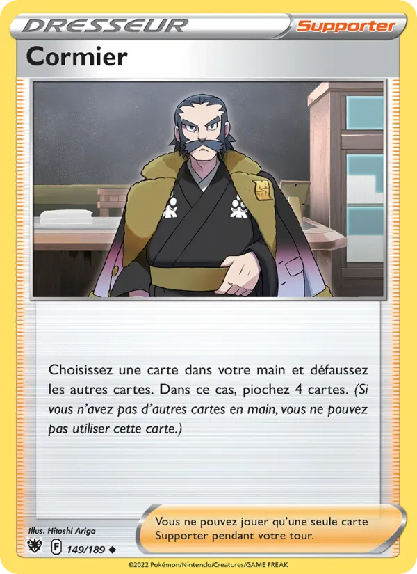 Carte Pokémon Cormier 149/189 de l'extension Astres Radieux