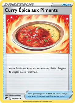 Carte Pokémon Curry Épicé aux Piments 151 — Astres Radieux