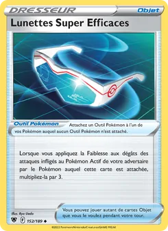 Carte Pokémon Lunettes Super Efficaces 152 — Astres Radieux