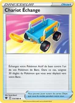 Carte Pokémon Chariot Échange 154 — Astres Radieux