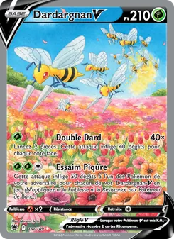 Carte Pokémon Dardargnan V 161 — Astres Radieux