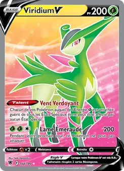 Carte Pokémon Viridium V 164 — Astres Radieux