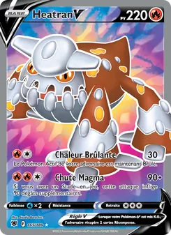 Carte Pokémon Heatran V 165 — Astres Radieux