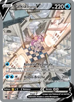 Carte Pokémon Palkia Originel V 167 — Astres Radieux