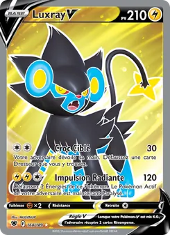 Carte Pokémon Luxray V 168 — Astres Radieux