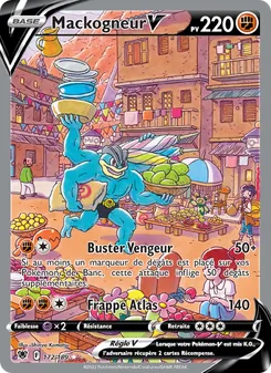 Carte Pokémon Mackogneur V 172 — Astres Radieux