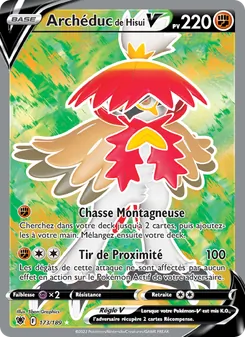 Carte Pokémon Archéduc de Hisui V 173 — Astres Radieux