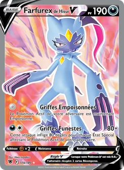 Carte Pokémon Farfurex de Hisui V 174 — Astres Radieux