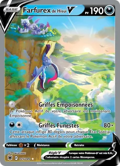 Carte Pokémon Farfurex de Hisui V 175 — Astres Radieux