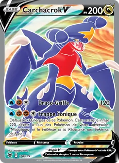 Carte Pokémon Carchacrok V 178 — Astres Radieux