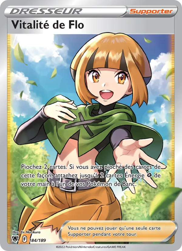 Carte Pokémon Vitalité de Flo 184/189 de l'extension Astres Radieux