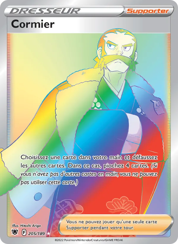 Carte Pokémon Cormier 205/189 de l'extension Astres Radieux