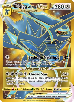 Carte Pokémon Dialga Originel VSTAR 210 — Astres Radieux