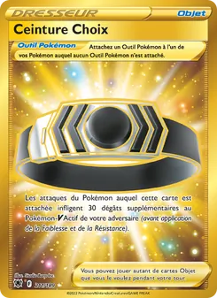 Carte Pokémon Ceinture Choix 211 — Astres Radieux
