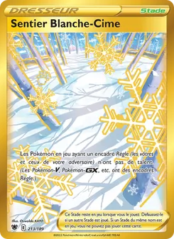 Carte Pokémon Sentier Blanche-Cime 213 — Astres Radieux