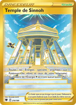 Carte Pokémon Temple de Sinnoh 214 — Astres Radieux