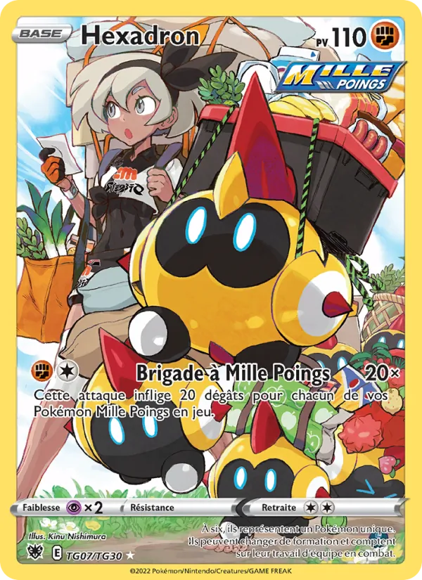 Carte Pokémon Hexadron TG07/189 de l'extension Astres Radieux