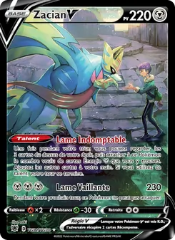 Carte Pokémon Zacian V TG21 — Astres Radieux