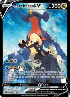 Carte Pokémon Carchacrok V TG23 — Astres Radieux