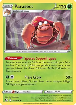 Carte Pokémon Parasect 005