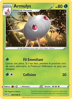 Carte Pokémon Armulys 007